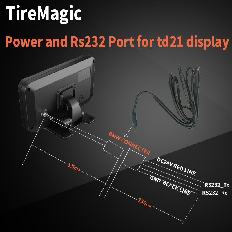 TD21 Power and rs232 line