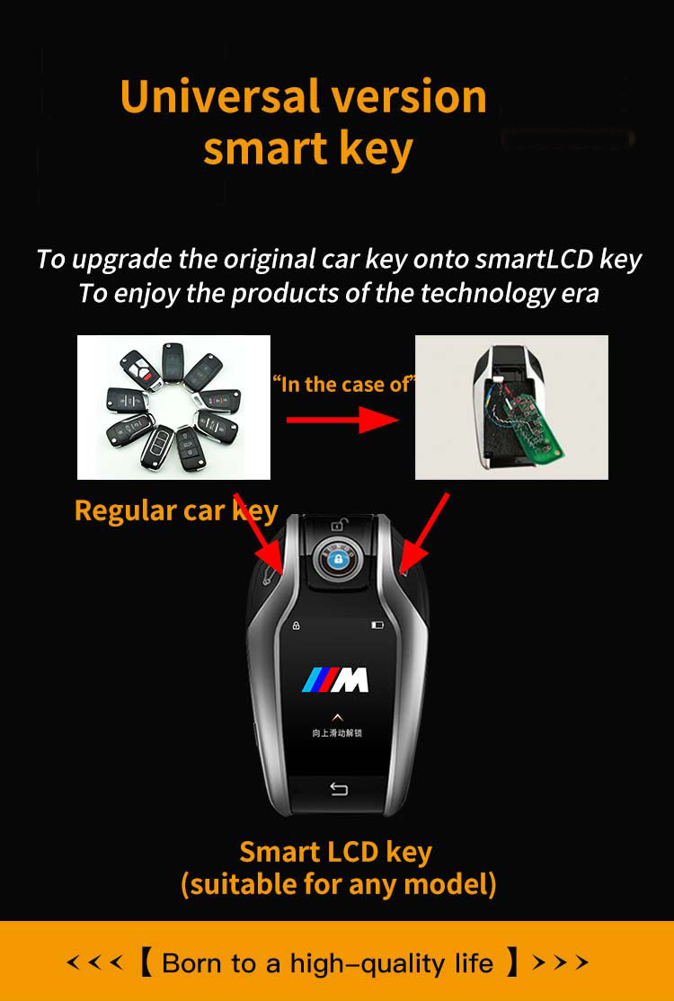 Car smart lcd key obd keyless entry 